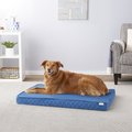 Frisco Quilted Orthopedic Pillow Cat & Dog Bed w/Removable Cover, Blue, X-Large