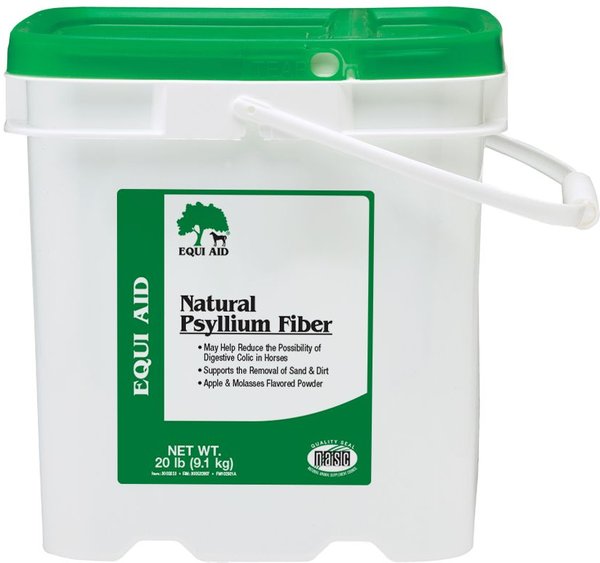Farnam Equi Aid Natural Psyllium Fiber Apple/Molasses Flavor Powder Horse Supplement, 20-lb bucket slide 1 of 1