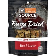 Simply Nourish Beef Liver Grain-Free Freeze-Dried Dog Treats