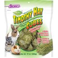 Brown's Natural Timothy Hay Cubes Chinchilla, Guinea Pig & Rabbit Food, 10-oz