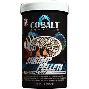 Cobalt Aquatics Shrimp Pellets Fish Food, 4.5-oz jar
