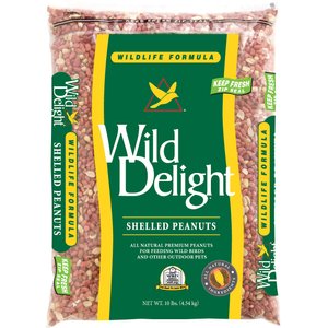 Wild Delight Shelled Peanuts Wild Bird Food, 10-lb
