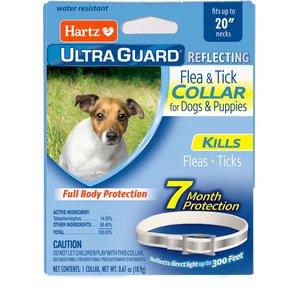 Hartz UltraGuard Reflecting Flea & Tick Collar for Dogs & Puppies