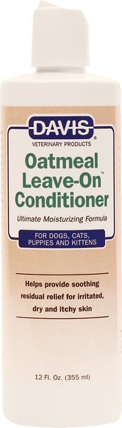 Davis Oatmeal Leave-On Dog & Cat Conditioner, 12-oz slide 1 of 3