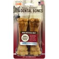 Nylabone Primal Instinct Grain-Free Large Dental Bones Dog Treats, 2 count