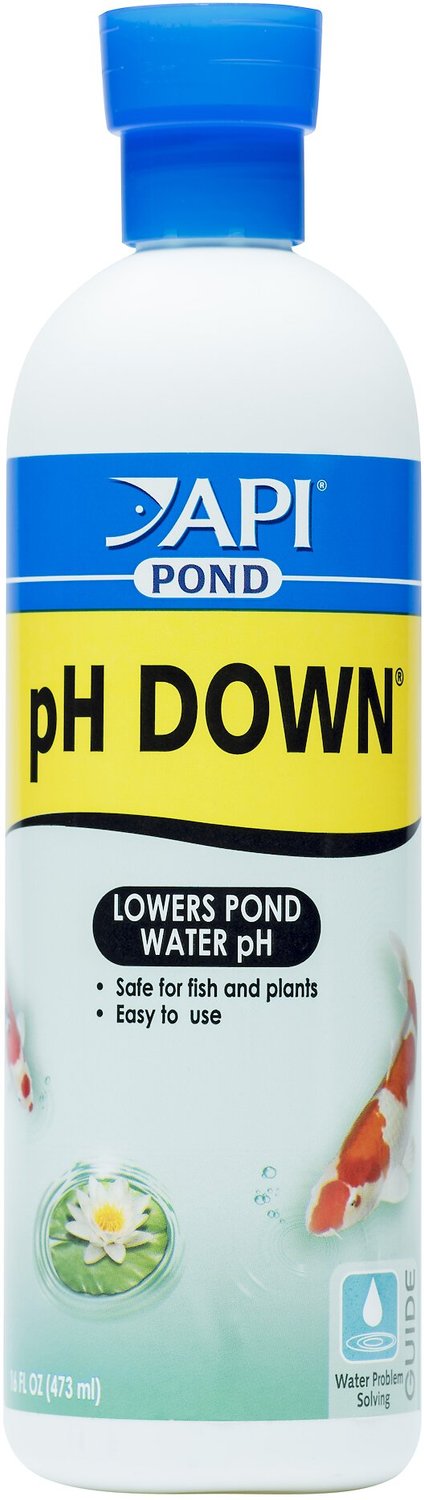 API Pond pH Down Pond Water pH Reducing Solution, 16-oz bottle - Chewy.com