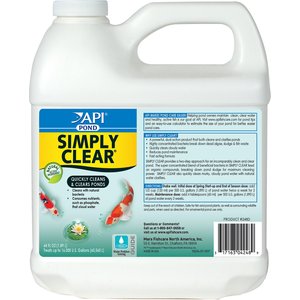 API Pond Simply Clear Pond Water Clarifier, 64-oz bottle