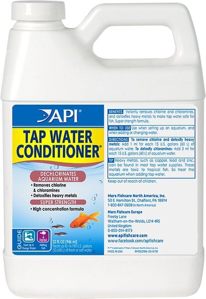 API Tap Water Conditioner Aquarium Water Conditioner, 32-oz bottle slide 1 of 6