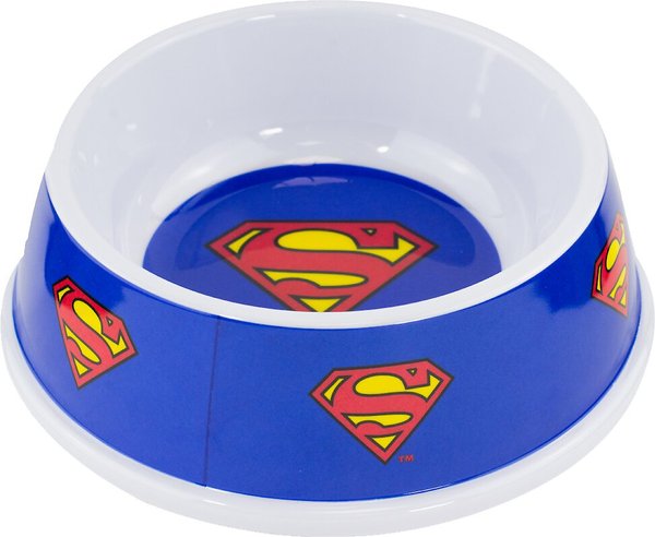Buckle-Down Single Melamine Dog & Cat Bowl, Superman, 16-oz slide 1 of 2