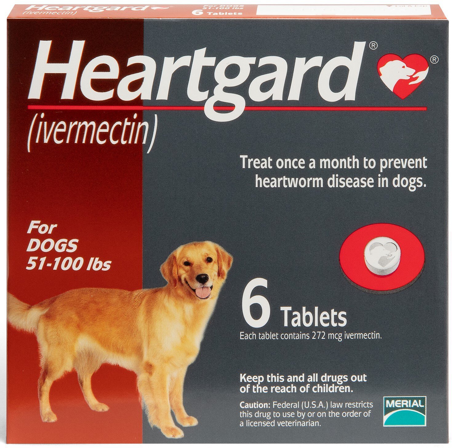 HEARTGARD Unflavored Tablets for Dogs 