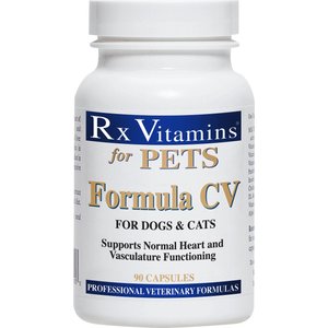 Rx Vitamins Formula CV Capsules Heart Supplement for Cats & Dogs, 90 count