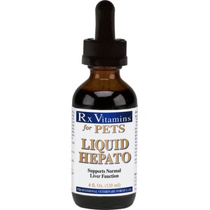 Rx Vitamins Hepato Liquid Liver Supplement for Cats & Dogs, 4-oz