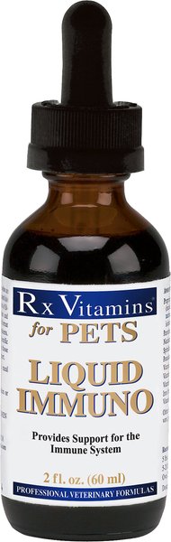 Rx Vitamins Immuno Liquid Immune Supplement for Cats & Dogs, 2-oz slide 1 of 6