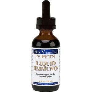 Rx Vitamins Immuno Liquid Immune Supplement for Cats & Dogs, 4-oz