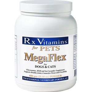 Rx Vitamins MegaFlex Powder Joint Supplement for Cats & Dogs, 600-g jar