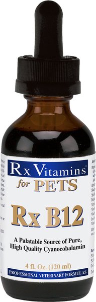 Rx Vitamins Rx B12 Liquid Digestive Supplement for Cats & Dogs, 4-oz bottle slide 1 of 6