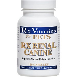 Rx Vitamins Rx Renal Capsules Kidney Supplement for Dogs, 120 count