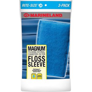 Marineland Magnum Polishing Internal Canister Filter Floss Sleeve, 3 count