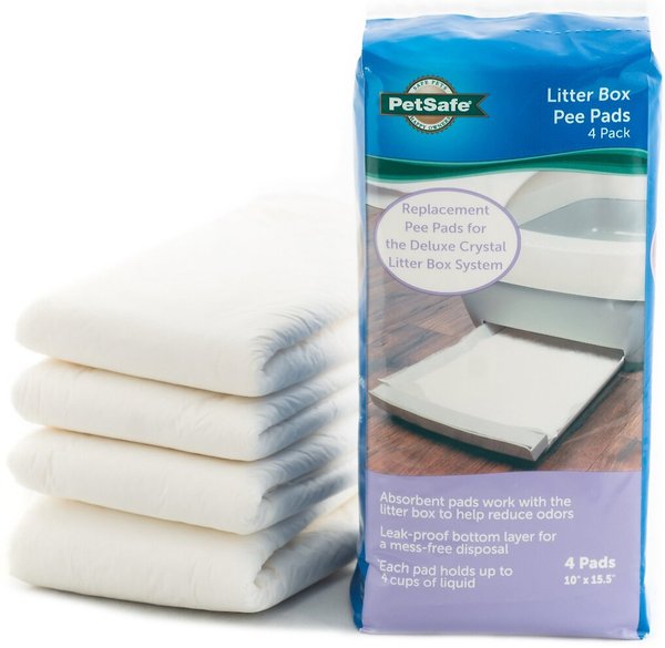 PetSafe Deluxe Crystal Cat Litter Box Replacment Pee Pads, 4 Pack slide 1 of 1