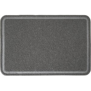 Frisco Rectangular Cat Litter Mat, Large, Grey