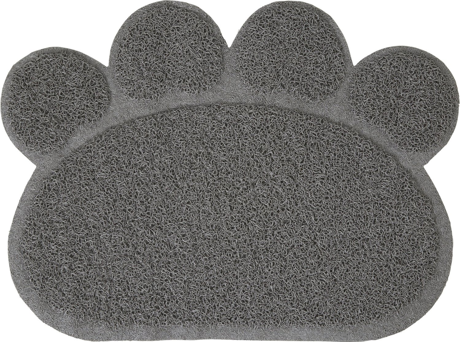 Paw-Shaped Large Cat Litter Mat,Kitty Litter Rug Doormat,23.5*17.75 Inches,7 Colors Available Coffee