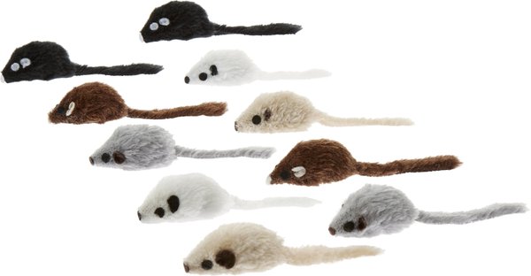 Frisco Paw & Play Mouse Cat Toy, 10-Pack slide 1 of 2