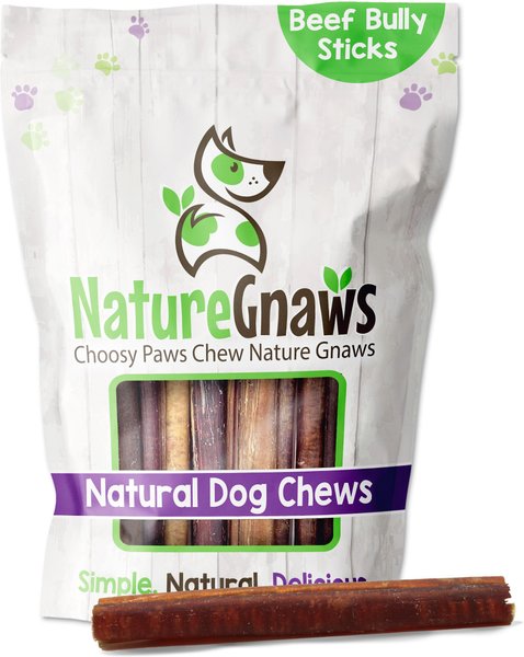 Nature Gnaws Large Bully Sticks 5 - 6" Dog Treats, 15 count slide 1 of 10