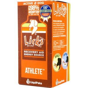 LICKS Pill-Free ATHLETE Muscle Recovery & Endurance Support Dog Supplement, 15 count
