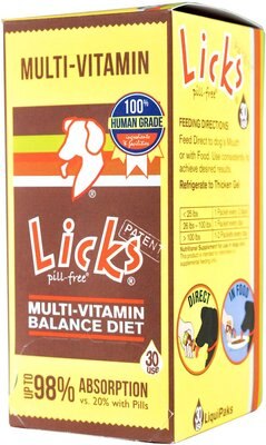 LICKS Pill-Free MULTI-VITAMIN Dog Supplement, slide 1 of 1