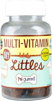 LICKS Pill-Free Littles MULTI-VITAMIN Gummi Dog Supplement, slide 1 of 1