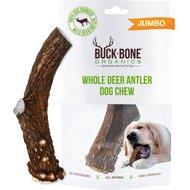 Buck Bone Organics Premium Whole Deer Antler Dog Chew, 1 count