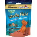 Emerald Pet Wholly Fish! Digestive Health Salmon Recipe Cat Treats, 3-oz bag