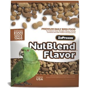 ZuPreem NutBlend with Natural Nut Flavor Parrot & Conure Food, 17.5-lb bag