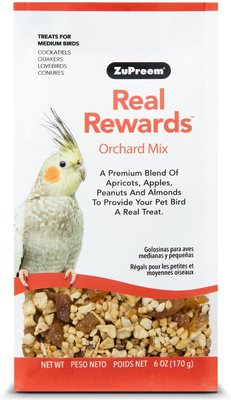ZuPreem Real Rewards Orchard Mix Medium Bird Treats, slide 1 of 1
