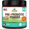 Strawfield Pets Pre + Probiotic Powder Cat Supplement, 4.2-oz jar