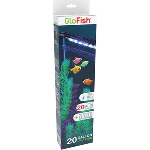 GloFish LED White & Blue Light Stick, 10-in, 2 count