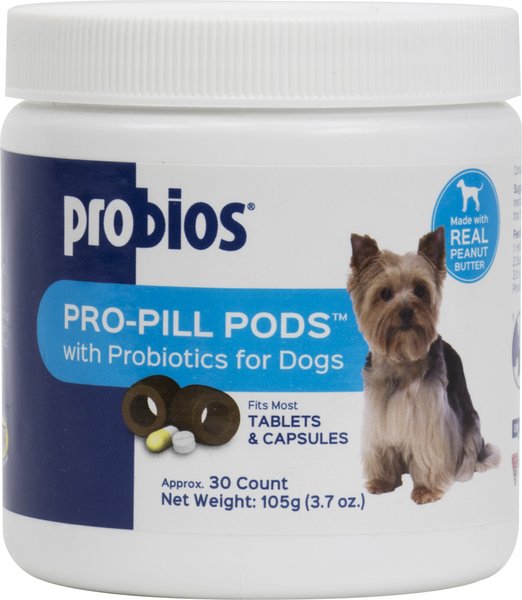 Probios Pro-Pill Pods Peanut Butter Flavored Dog Treats, Small, 30 count slide 1 of 6