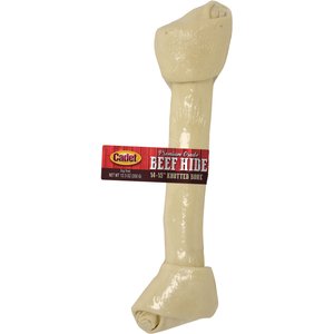 Cadet Premium Grade Knotted Beef Hide Bone for Dogs, 14-15 inches