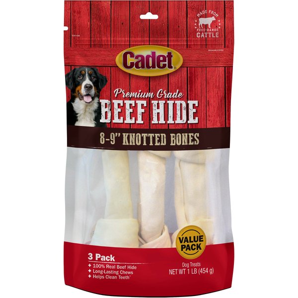 2 Packs 24 pieces total Cadet 12-Piece Cow Ears Meat for Dogs Large
