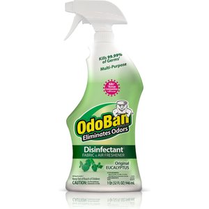 OdoBan Disinfectant Fabric & Air Freshener Spray, Eucalyptus Scent, 32-oz bottle