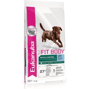 Eukanuba Fit Body Weight Control Large Breed Dry Dog Food, 30-lb bag