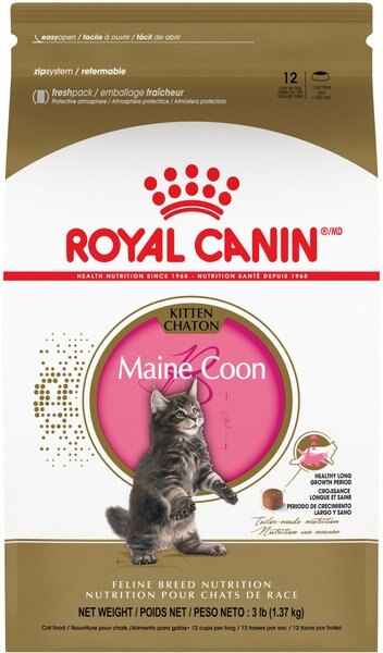 Royal Canin Maine Coon Kitten Dry Cat Food, 3-lb bag slide 1 of 6
