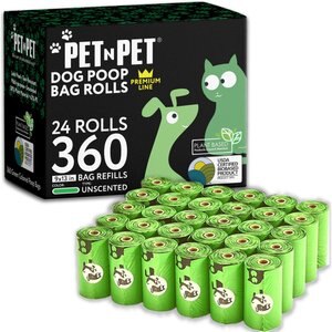 PET N PET Dog Poop Bags, 360 count