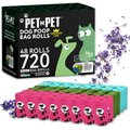 PET N PET Lavender Scented Dog Poop Bags, 720 count