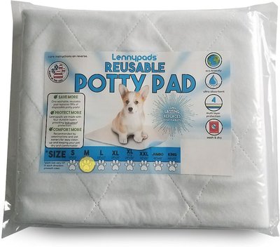Lennypads Ultra Absorbent Washable Dog Pee Pads, White, Unscented, slide 1 of 1