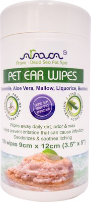 Arava Dead Sea Pet Spa Dog & Cat Ear Wipes, slide 1 of 1
