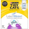 Tidy Cats Light Glade Clean Blossoms Scented Clumping Clay Cat Litter, 17-lb box