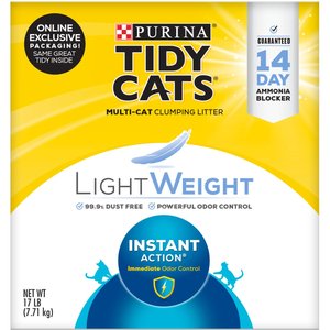 Tidy Cats Lightweight Instant Action Scented Clumping Clay Cat Litter, 17-lb box