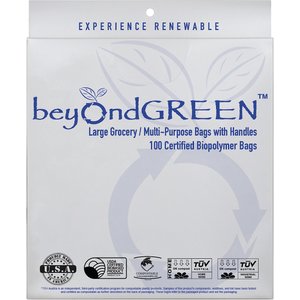beyondGREEN Plant-Based Multi-Purpose Waste Bags, 100 count