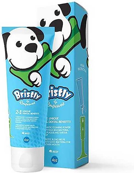 Bristly by Empawer Pre-Biotic Enzymatic Dog Toothpaste, 4-oz tube slide 1 of 7